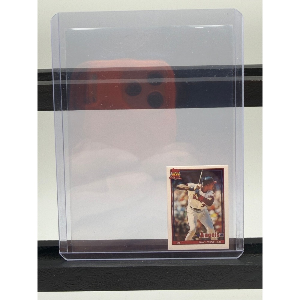 1991 Topps Dave Winfield 630 California Angels Baseball Card HOF